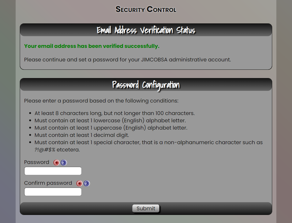 Verify Email Address
